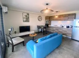 Near Papeete modern apartment with sea view
