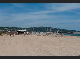 App T2 climatis&eacute; , plage 200 m，位于塞特港的海滩短租房