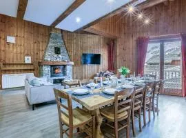 Duplex montagnard rustique avec cheminée, au vieux village de Val-d'Isère, au pied des pistes - FR-1-694-71