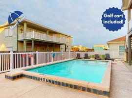 GW625 Luxury Island Beach House, Private Pool and Golf Cart Included, hotell i Port Aransas