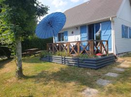 Gîte chalet bleu soleil, majake sihtkohas Saint-Benoît-dʼHérbertot