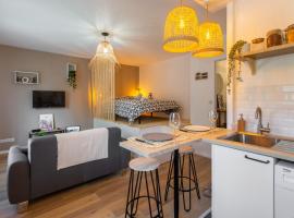 l'Estrade d'Amiens - Studio Atypique et de Standing - Wifi haut débit - 2p, logement avec cuisine à Amiens