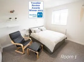 Town House Chantry - With Self Check In and Free Parking - Rooms at ipswichdigs