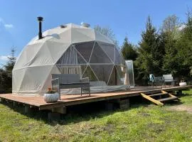 Glamping w sercu mazur z prywatną plażą