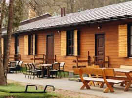 Domek letniskowy nr 2 Przewięź, cabin in Płaska