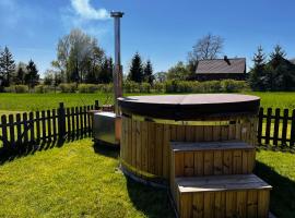 Świerkowy Domek pod Aniołem, hotel berdekatan Taman Nasional Narew River, Łapy