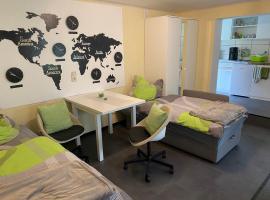 Kleines Studio mit Gartenzugang: Milbitz şehrinde bir ucuz otel