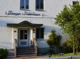 Burger Fährhaus, hotel s parkovaním v destinácii Burgerfeld
