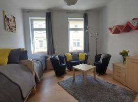 Schöne Zwei-Zimmer-Wohnung "W2" mit 4 Einzelbetten und WLAN in Zwenkau bei Leipzig im Neuseenland, lägenhet i Zwenkau