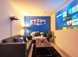 NEW Luxury Smart Cinema Stylish Apartment, luxury hotel in Bradford
