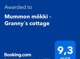 Mummon mökki - Granny´s cottage, hotell sihtkohas Suonenjoki