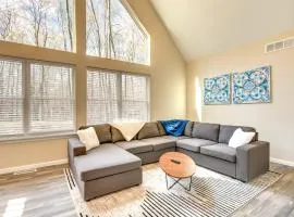 Hike and Ski Pocono Lake Home with Community Perks!