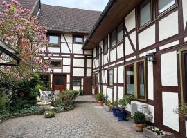 Ferienwohnung/Monteurwohnung in ruhigem Innenhof, leilighet i Nörten-Hardenberg