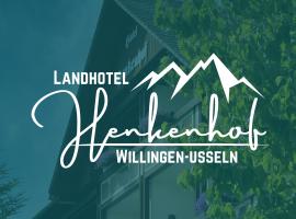Landhotel Henkenhof Willingen, Hotel in Willingen