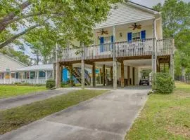Charming Oak Island Home 1 Mi to Beach!