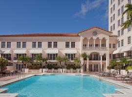 Hyatt Regency Coral Gables in Miami, hotelli Miamissa lähellä maamerkkiä Miracle Mile Miami -ostosalue