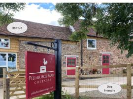 러들로에 위치한 홀리데이 홈 The Hayloft, Pillar Box Farm Cottages