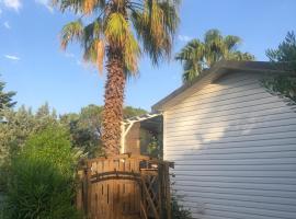 Mobile Home, Camping Le Dattier, Fréjus, South of France, tapak glamping di Fréjus