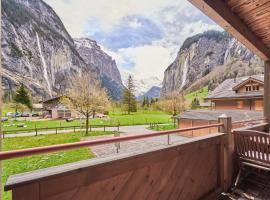 Apartment Mountain View, Luxury, Spacious with best Views, soodne hotell sihtkohas Lauterbrunnen