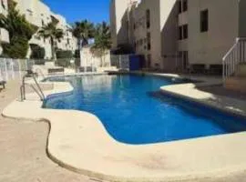 TurAlmeria - Mirador Del Cabo1 - Apartamento con 2 dormitorios, 2 baños, piscina y plaza de garaje con vistas al mar en Retamar - Almería