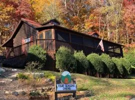 Walk to Lake Lure Chimney Rock from Autumn Splendor Cabin