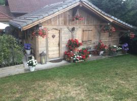 Chalet pour 2 amoureux，Allinges的小屋