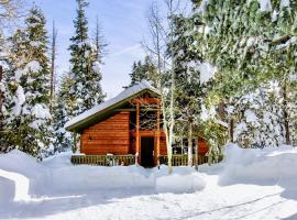 Lovely Log Cabin With Fire Pit!, planinska kuća u gradu 'Duck Creek Village'