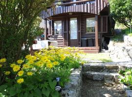 Wooden cabin with a view, cottage in Idrija