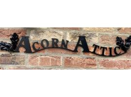 Acorn Attic, a modern, new first floor garden annex, holiday rental in Great Ouseburn