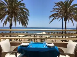 Terraza de ensueño en la playa