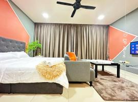 4 pax cozy homestay Trefoil Setia City Mall SCCC 12-16, appartamento a Shah Alam