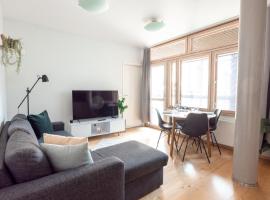 2ndhomes Stylish 1BR home with Balcony and Sauna in Kamppi Center