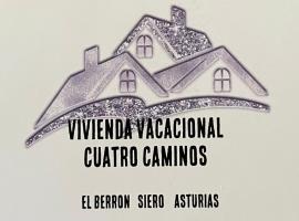 Vivienda vacacional cuatrocaminos, hotel conveniente a Berrón