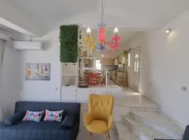 Arocaria Apartment in Faliraki with garden , mountain and sea view