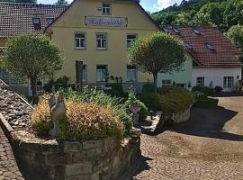 Pension Hühnermühle, semesterboende i Volkerode