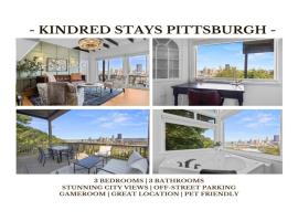 Stunning views from stylish 3-bedroom home, hotel in Pittsburgh