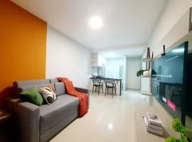 1 quarto, cheio de estilo, condo club Sky com vaga