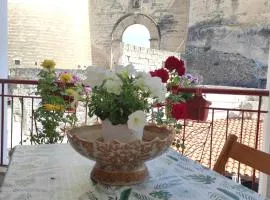 Casa di fronte al castello