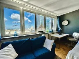 Super Apartament WHITE Warszawa 2x Metro Ścisłe Centrum WiFi 300 Mbs NEW