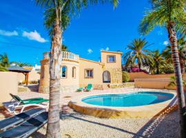 Cometa-86 - villa with private pool close to the beach in Calpe, hotel met parkeren in Empedrola