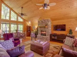 Roomy Riverfront Trout Valley Cabin with Porch!