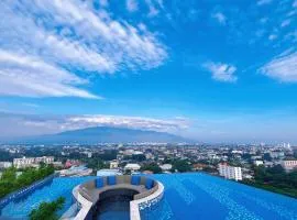 new sky pool gym sauna condo with 1 bedroom in city