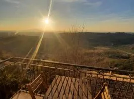 Panoramico nell'antico borgo medievale di Casperia