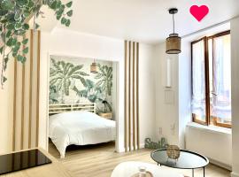 뇌빌-쉬르-사온느에 위치한 주차 가능한 호텔 Charmant appartement au cœur de Neuville - Lyon à 20mn