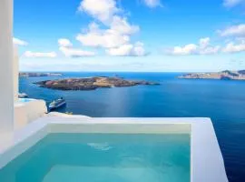 Karpimo Scenery - Caldera Sunset View - Private Hot Tub - Firostefani