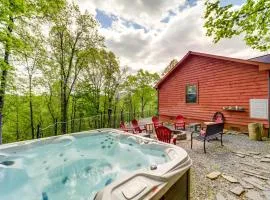 Bryson City Vacation Rental - Hot Tub and Lake Views