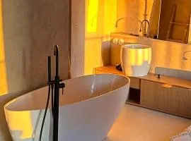 TULUM APARTMENT- Top Design - BATH - Projector - View - Gym - FREE GARAGE- Next to SPODEK, MCK, NOSPR