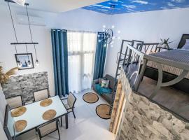 Exquisite studio apartment with an original design