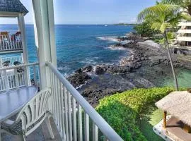 Condo On the Ocean, Lagoon and Garden - Hale Kona Kai 411 by Casago Kona