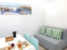 One bedroom appartement with furnished terrace and wifi at Poble Nou 6 km away from the beach